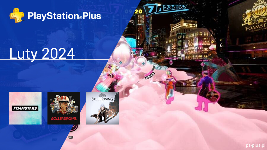 Luty 2024 - darmowe gry w PlayStation Plus