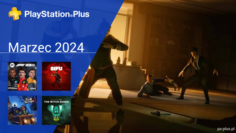 Marzec 2024 - darmowe gry w PlayStation Plus